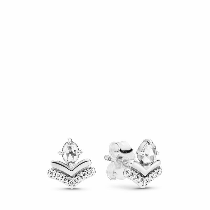 Pandora Australia Classic Wishes Stud Earrings - Sterling Silver | TMKNZD375